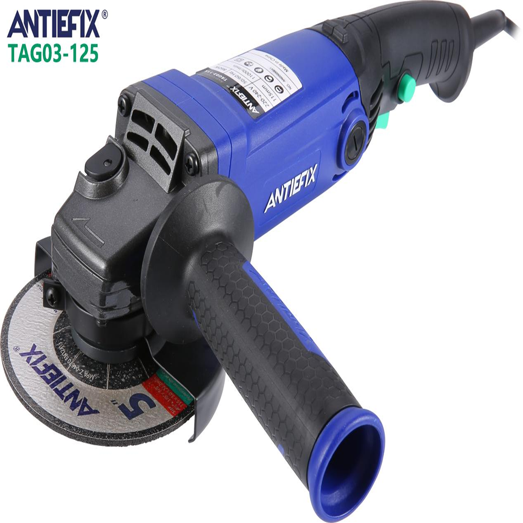 ANTIEFIX 220-240v TAG03-125 Angle Grinder-VDE plug Power Tool 