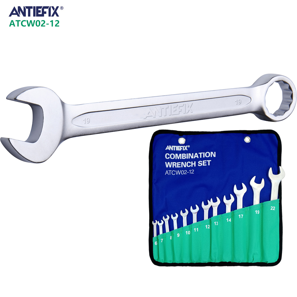 ANTIEFIX ATCW02-12 Economical Hand Tool Series Combination wrench Set 