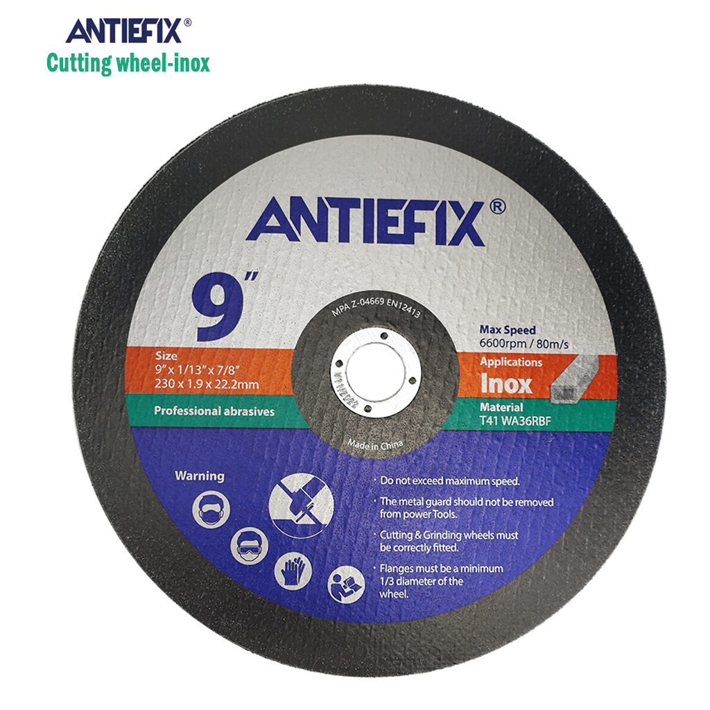 ANTIEFIX Cutting wheel-inox Economical Power Tools Series