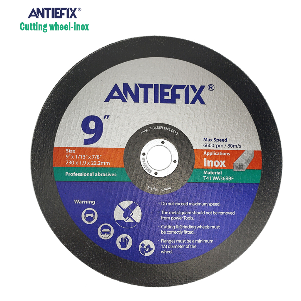 ANTIEFIX Cutting wheel-inox Economical Power Tools Series 